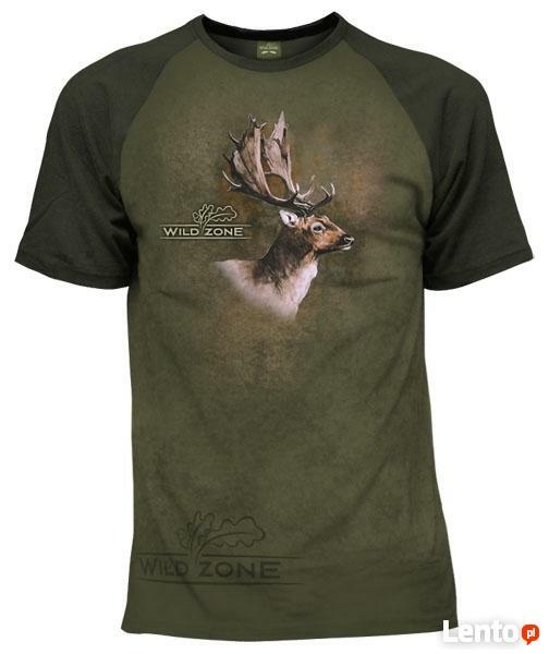 T-shirt z rękawem typu Reglan Sklep Myśliwski Rykowisko