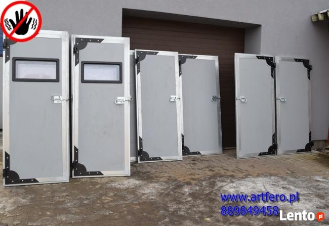 Drzwi inwentarskie nierdzewne ,drzwi gospodarcze