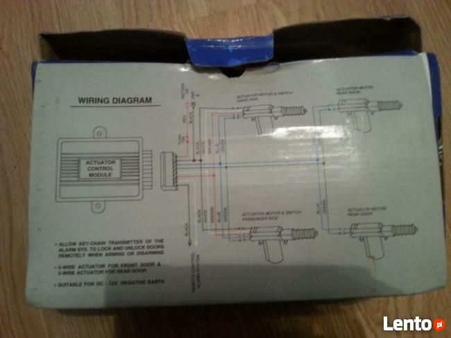 Centralny zamek do samochodu - kompletny zestaw sprzedam