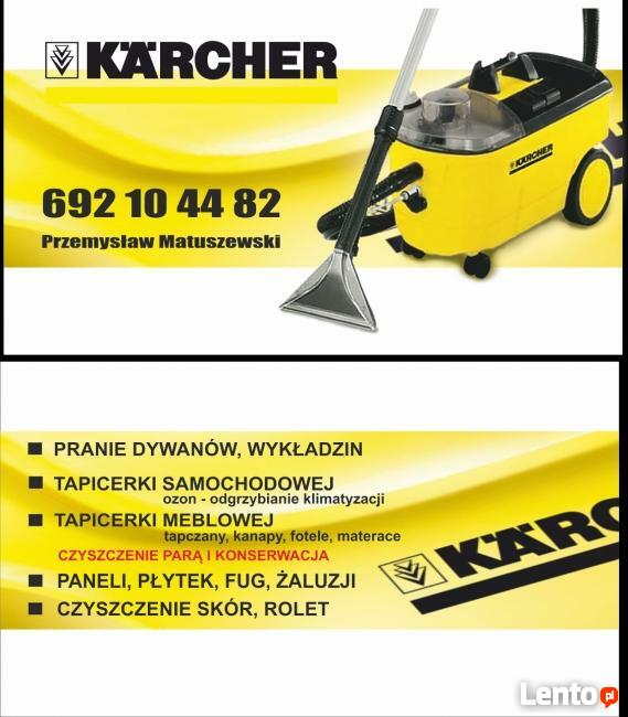 STĘSZEW KARCHER PRANIE CZYSZCZENIE ODGRZYBIANIE