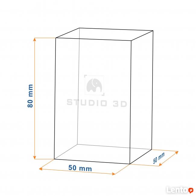 Gadżet firmowy 3D - szklany przycisk do papieru