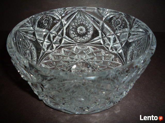 Nowy KRYSZTAŁ Kryształowa Misa Salaterka Kryształy Cacko PRL