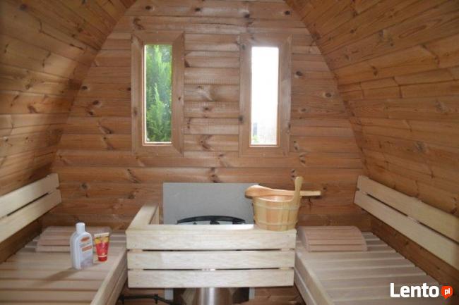 Sauna ogrodowa Domek saunowy POD 2,4x2,3metry dł