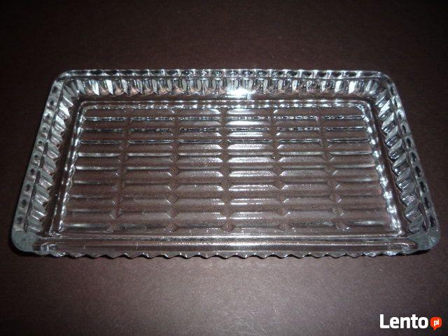 KRYSZTAŁ Kryształowa Karafka + Kieliszki + Patera PRL