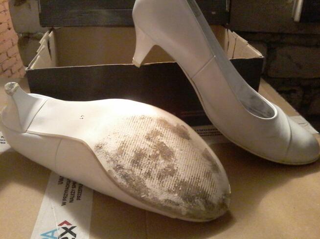 Buty białe ślubne rozmiar 41