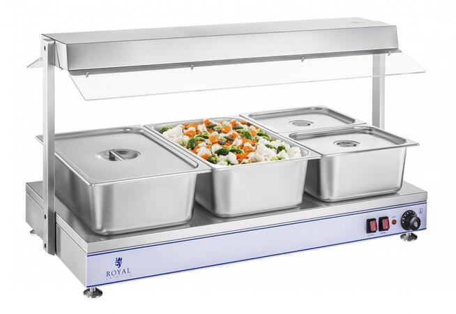 Podgrzewacz do potraw 120x50cm 4 lampy halogenowe