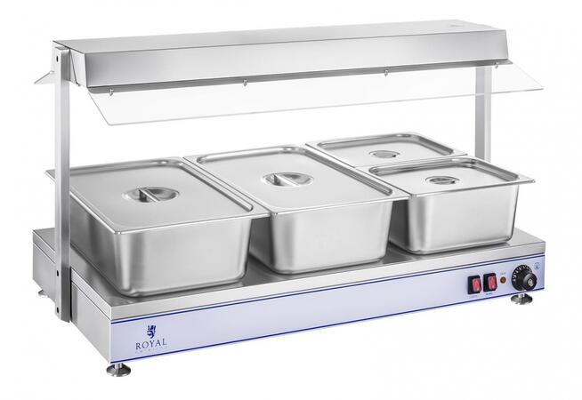 Podgrzewacz do potraw 120x50cm 4 lampy halogenowe