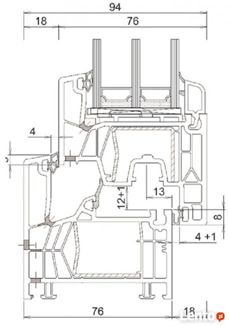 Okna pcv KÖMMERLING 76mm Nowość!!!