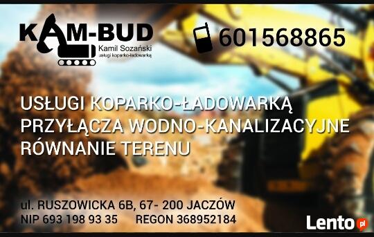 USŁUGI KOPARKĄ , ŁADOWARKĄ ,KOPARKO-ŁADOWARKA , MINI KOPARKĄ