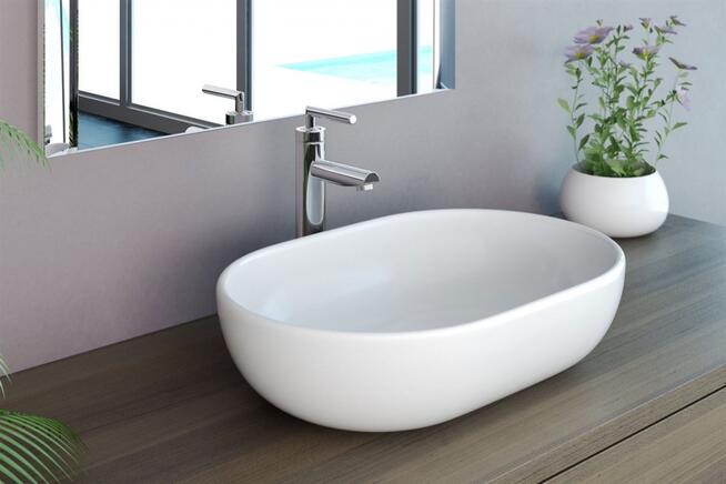 Umywalka nablatowa owalna 50x35