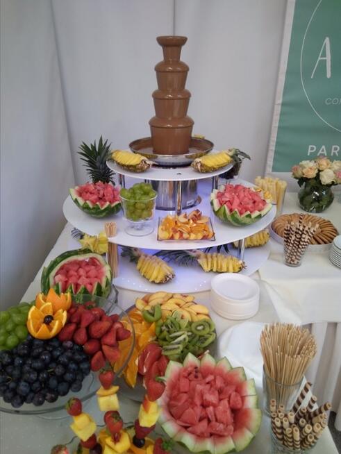 Podest do fontanny czekoladowej, fontanna czekolady