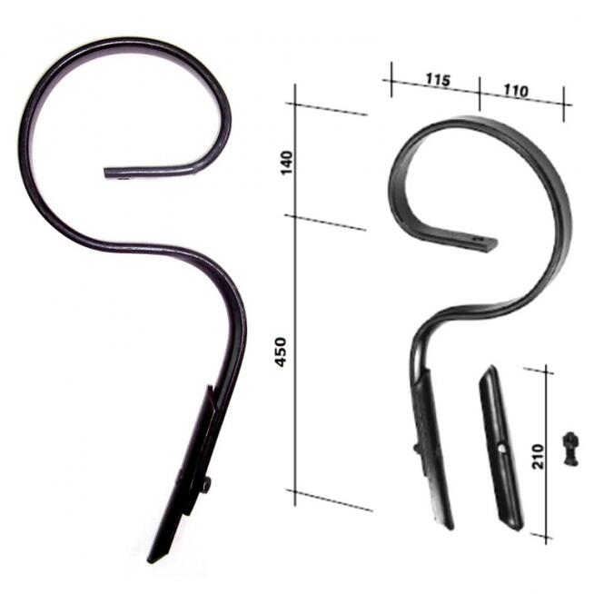 Ząb sprężysty kompletny 32x12x525mm Jack Pot