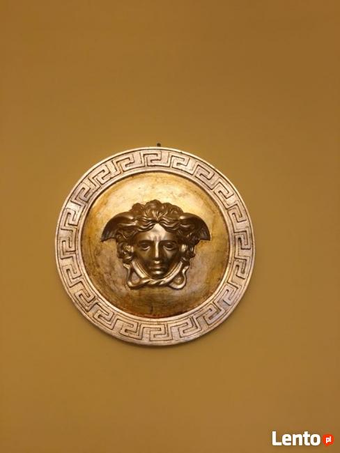 Pozłocony Szlagmetalem znak Versace 38 cm Zobacz