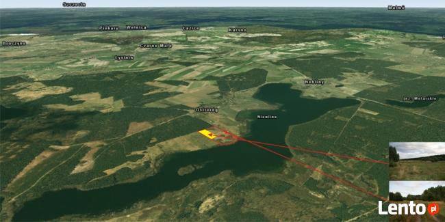 Działka nad jeziorem Czaplinek Pojezierze Drawskie