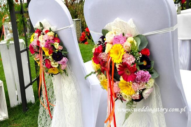 Dekoracja ślubu plenerowego Lublin