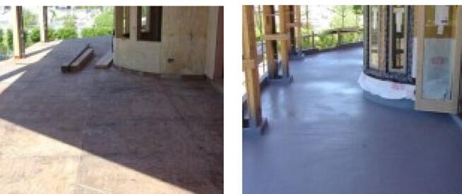 Uszczelnienie przeciekającego balkonu, tarasu.