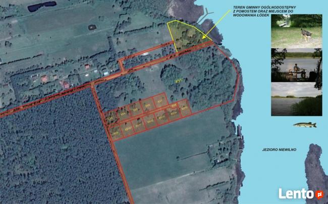 Działka nad jeziorem Czaplinek Pojezierze Drawskie