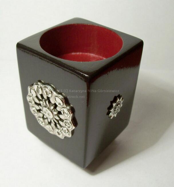 Oryginalny świecznik na tealight zodiak gwiazdki nóżki