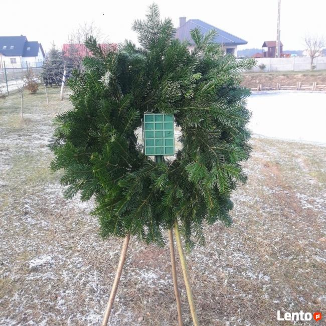 Wieńce, podkłady pogrzebowe