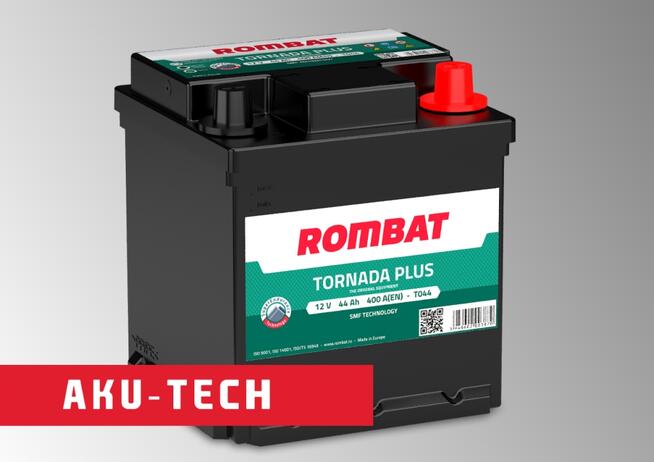 Akumulator Rombat Tornada Plus 44Ah 400A UE Kraków
