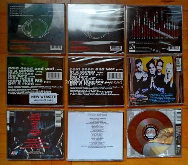 Płyty CD rock industrial hardrock