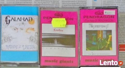 Kasety audio art rock progresywny Pendragon IQ Galahad