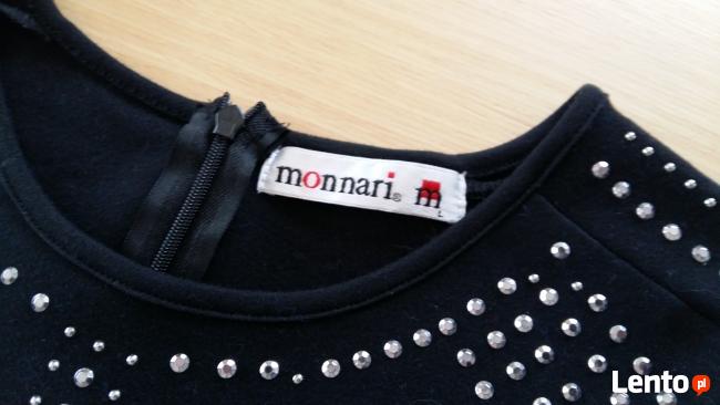 MONNARI suknia sukienka czarna z ćwiekami Glam Rock Style