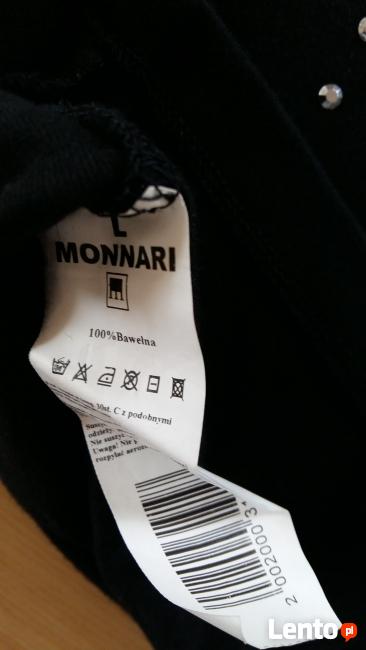 MONNARI suknia sukienka czarna z ćwiekami Glam Rock Style