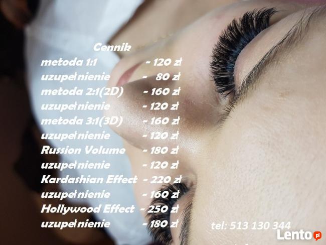 Przedłużanie ,uzupełnianie ,stylizacja ,zagęszczanie rzęs