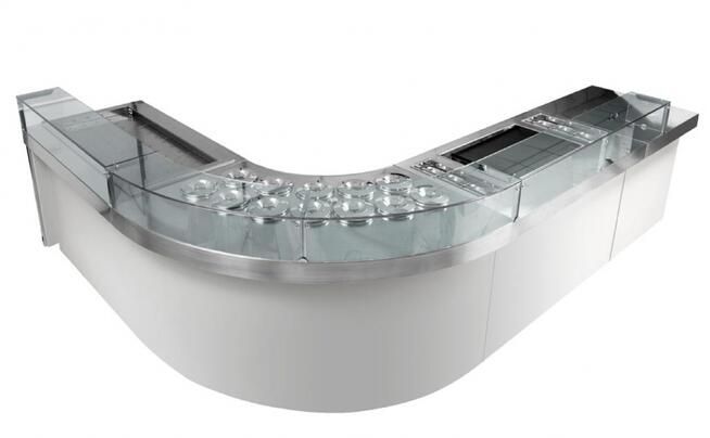 Konserwator pozzetti do lodów z pośre chłodzeniem - glikolem