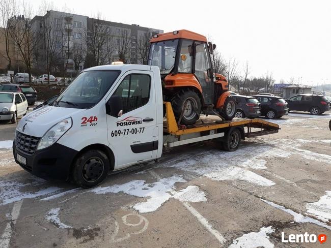 Transport maszyn KIELCE, Laweta, Holowanie 24h TIR