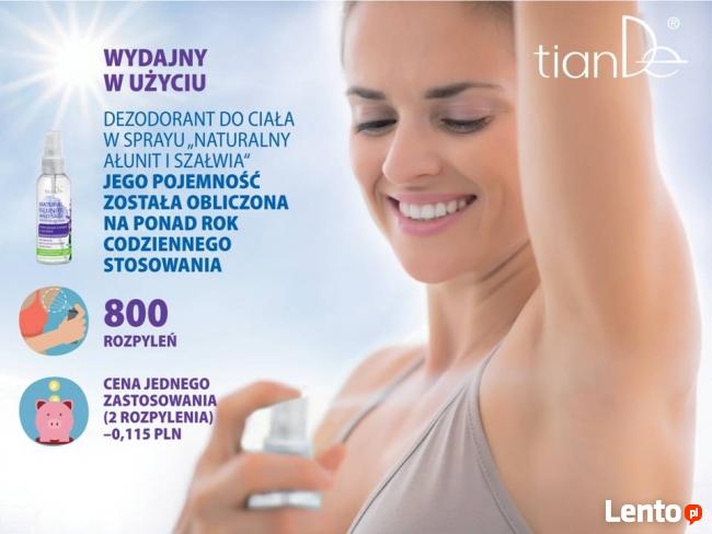 Dezodorant Spray Body „Natural ałunit i szałwia” TianDe