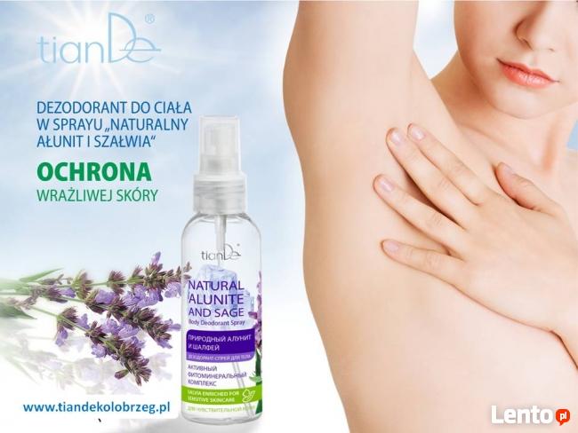 Dezodorant Spray Body „Natural ałunit i szałwia” TianDe