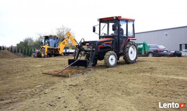 glebogryzarka miniciągnik prace ziemne