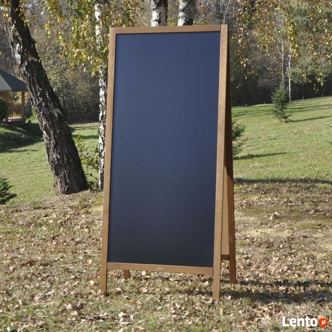 Duży potykacz reklamowy z tablicą kredową rozmiar XL160x72cm