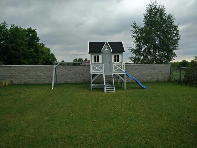 Domek dziecięcy, domek z huśtawką, domek ze zjeżdżalnią