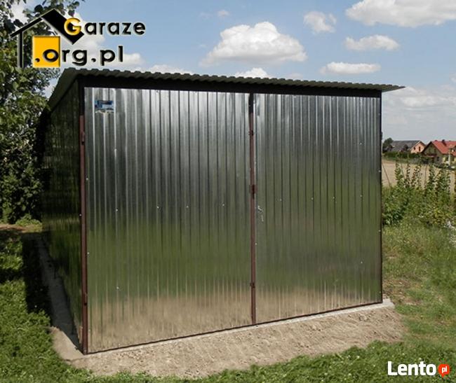 Garaże Blaszaki Blaszane 3x5 Ocynk I gatunek Typowe