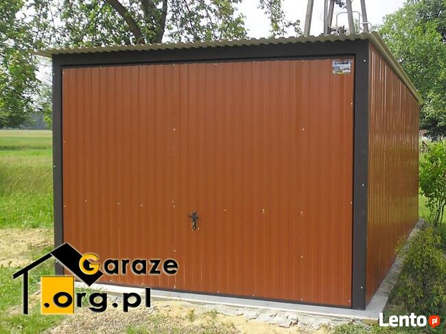 Garaże Blaszaki Blaszane 3x5 Ocynk I gatunek Typowe