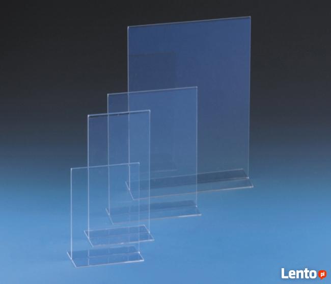 Stojaki pleksi typy T formaty A4, A5, A6 i inne