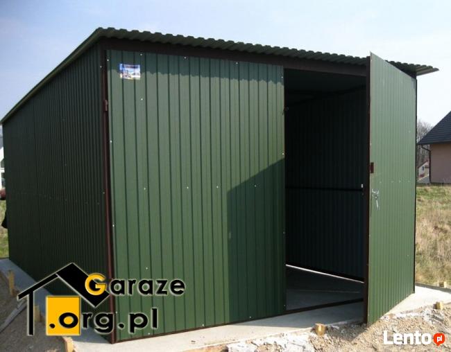 Garaże Blaszaki Blaszane 3x5 Ocynk I gatunek Typowe