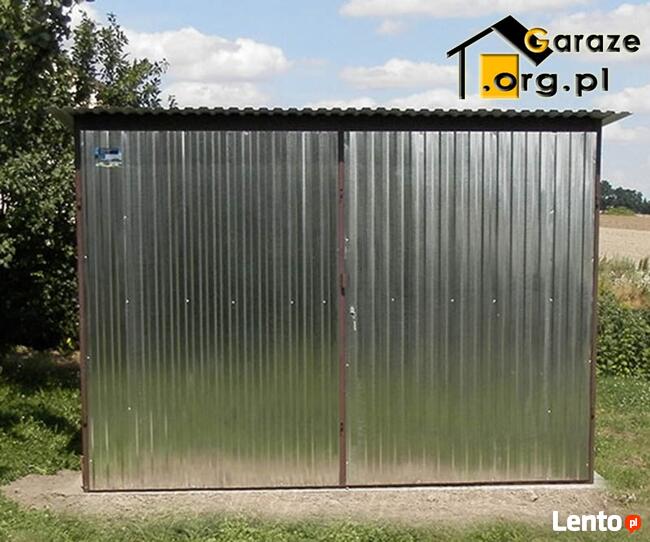 Garaże Blaszaki Blaszane 3x5 Ocynk I gatunek Typowe