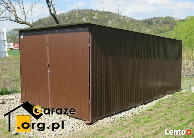 Garaże Blaszaki Blaszane 3x5 Ocynk I gatunek Typowe