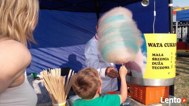 wata cukrowa popcor wynajem maszyn z obsługą