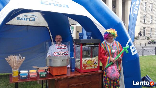 wata cukrowa popcor wynajem maszyn z obsługą