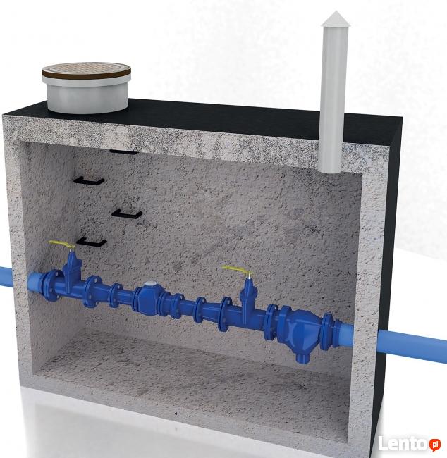 Studnia wodomierzowa betonowa