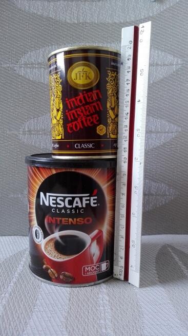 5 zł z dwie PUSZKI po kawach, pojemniki do przechowywania