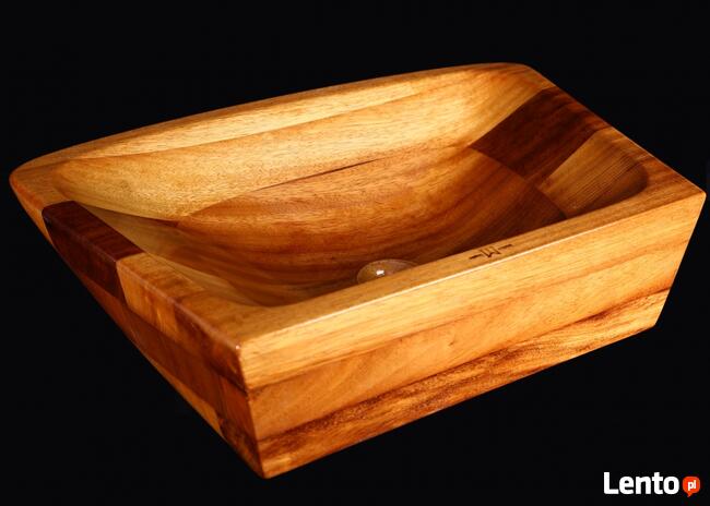 Umywalka drewniana PARMA wyposażenie łazienki