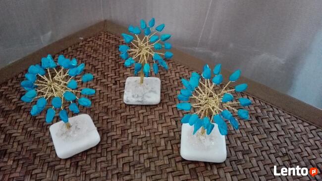 DRZEWKO szczęścia wys. 8cm TURKMENIT mosiądz BIBELOT kominek