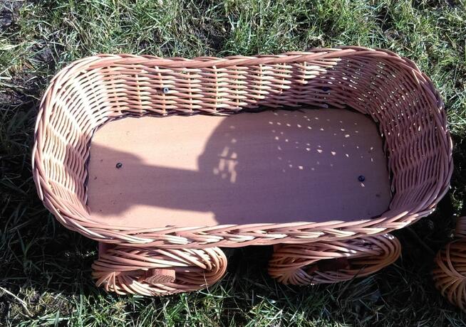 Ozdoba Ogrodowa z Brzozy i wikliny Kwietnik Nowe