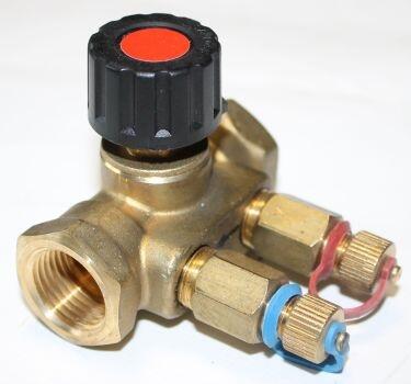 Zawór mosiężny, regulacyjny, MSV, DN 15, Danfoss, zawory